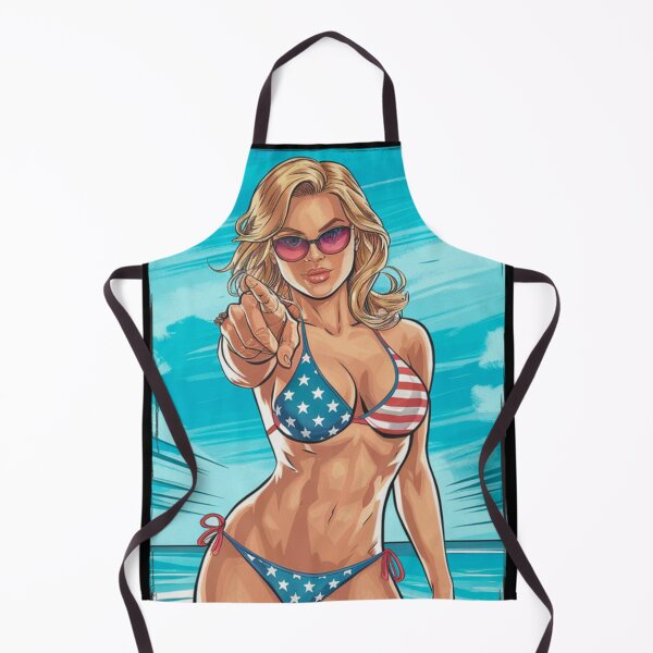 Item preview, USA Bikini Comic Girl  designed and sold by The Art of Kkatarynka.