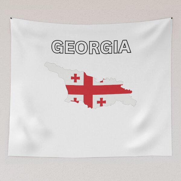 Item preview, Georgia Flag Map Design designed and sold by atomstartup.