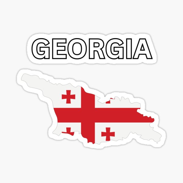 Item preview, Georgia Flag Map Design designed and sold by atomstartup.