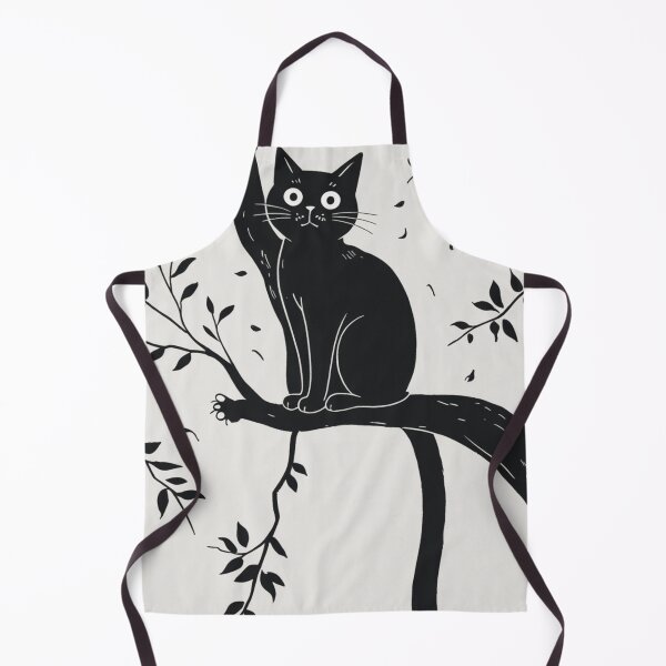 Item preview, A black cat on a brunch  designed and sold by aqua1001.