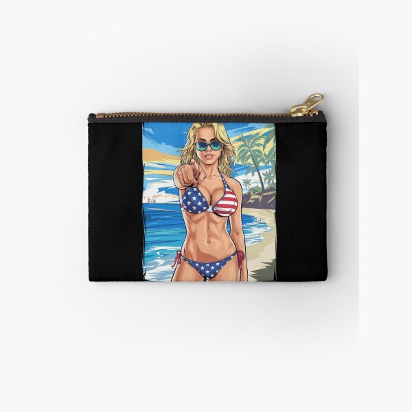 Item preview, USA Bikini Comic Girl  designed and sold by The Art of Kkatarynka.