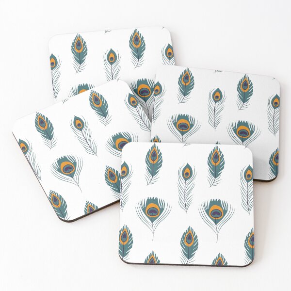 Item preview,  Regal Elegance – Peacock Feather Pattern designed and sold by GoldPerl.