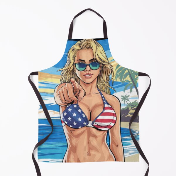 Item preview, USA Bikini Comic Girl  designed and sold by The Art of Kkatarynka.