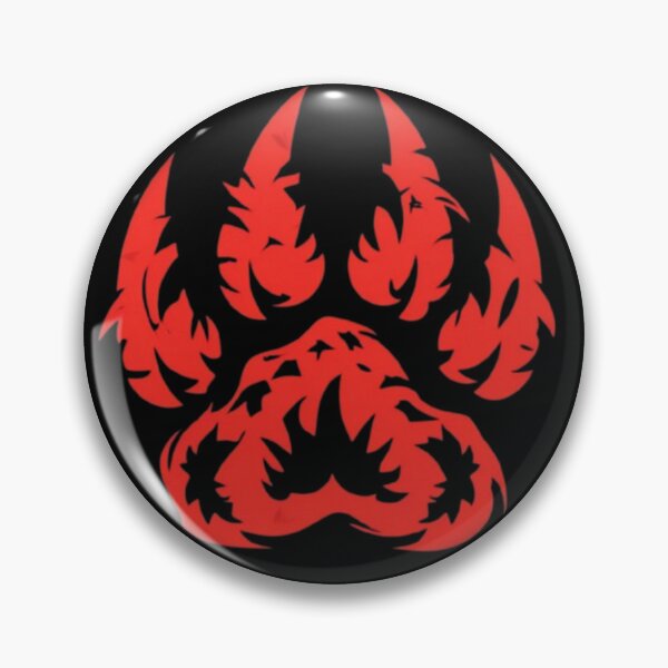 Item preview, Red Claw Marks – Bold and Unique Animal Tracks designed and sold by MaciejCraft.