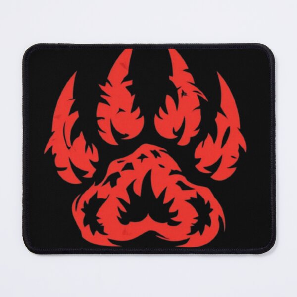 Item preview, Red Claw Marks – Bold and Unique Animal Tracks designed and sold by MaciejCraft.