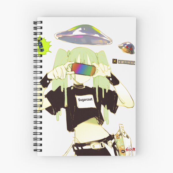 Item preview, Sugarcoated Chaos – Neon Toxic Punk T-Shirt designed and sold by Skelter-Skelter.