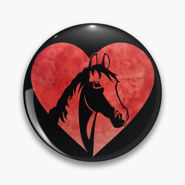 Artikelvorschau, Pferd Herz Liebe | NickerStickers® auf Redbubble entworfen und verkauft von NickerStickers.