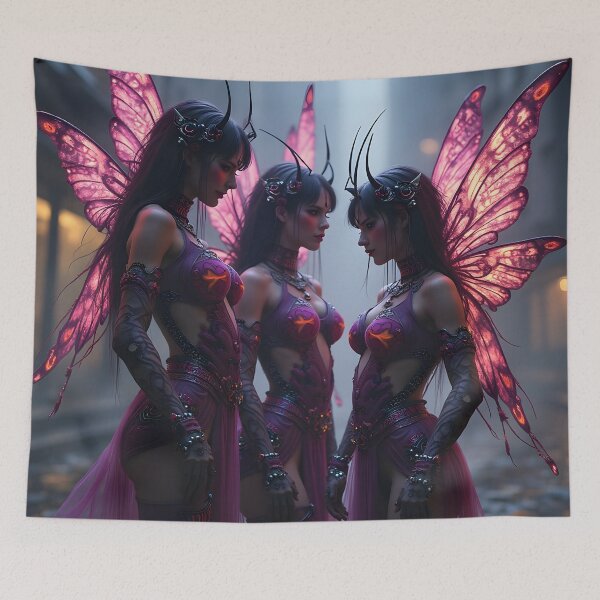 Item preview, Cyberpunk Faeries designed and sold by vividcrucibledesigns.