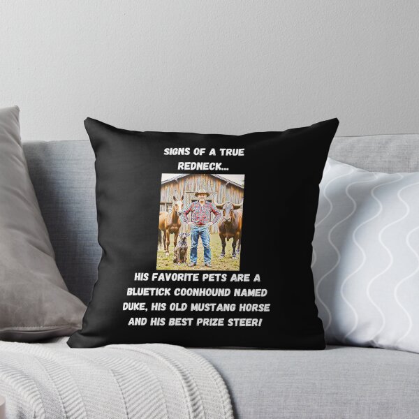 Item preview, Signs of a True Redneck: His Favorite Pets! White Text designed and sold by LaughGraphics - Fun Graphics, Serious Laughs!.