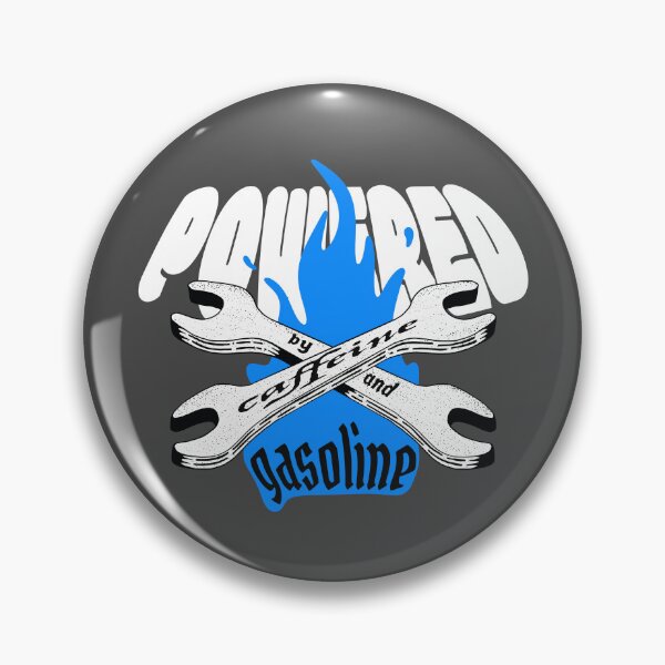 Item preview, Powered by Caffeine and Gasoline designed and sold by Marny Design.
