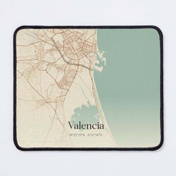 Item preview, Vintage map of Valencia, Spain designed and sold by rezona-nl.