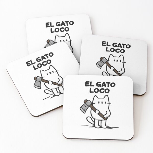 Item preview, el gato loco funny cat lovers mother father birthday sticker of t-shirt  designed and sold by puurfectcat.