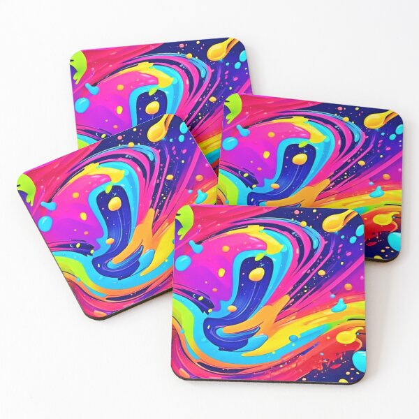 Item preview, Vibrant Flow Color Burst designed and sold by Health And Fitness Posts e-Store.