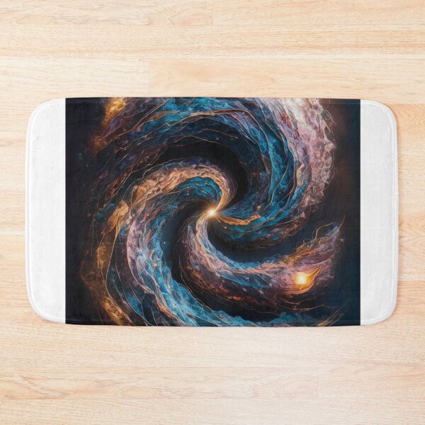Item preview, Nebula Twirl: Abstract Galaxy Art Print - Cosmic Energy Wall Decor designed and sold by ImagineRainbows.
