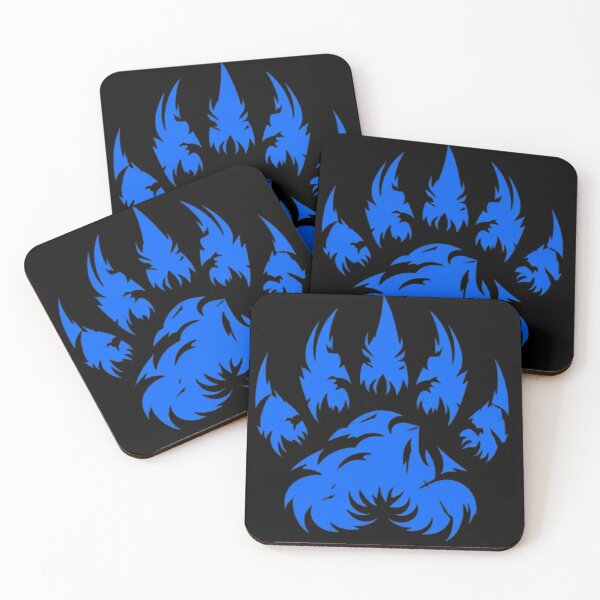 Item preview, Blue Claw Marks – Bold and Unique Animal Tracks designed and sold by MaciejCraft.