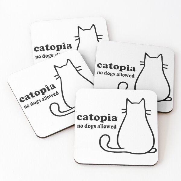 Item preview, catopia no dogs allowed funny cat and pets lover shirt designed and sold by puurfectcat.