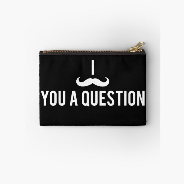 Item preview, I Mustache You A Question Funny Dad Joke Pun Design designed and sold by spitzys.
