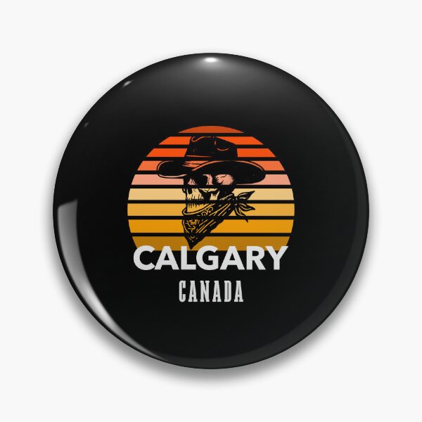 Item preview, Calgary T Shirt - Calgary Cowboy Design - Sunset Skeleton Design  designed and sold by PowerKanjiFit.