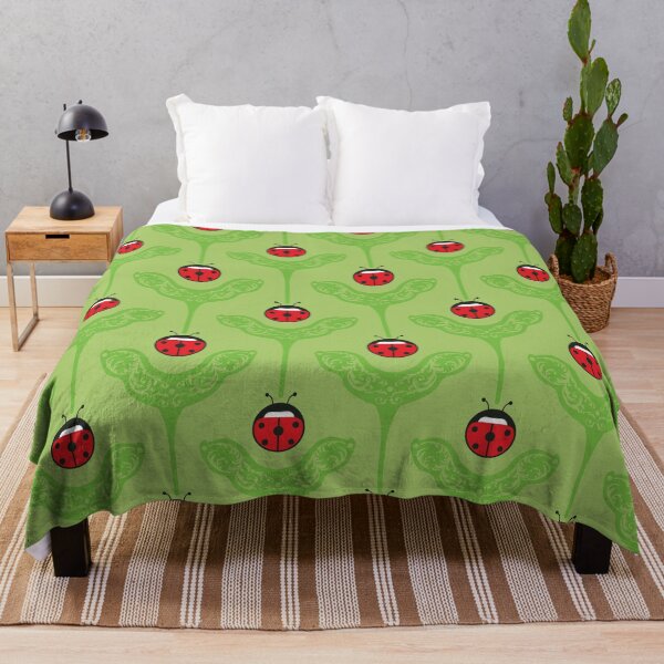 Item preview, Cute Modern Ladybug (Ladybird) Seamless Repeat Pattern designed and sold by MoePark.