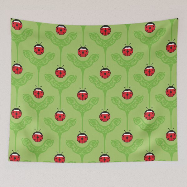 Item preview, Cute Modern Ladybug (Ladybird) Seamless Repeat Pattern designed and sold by MoePark.