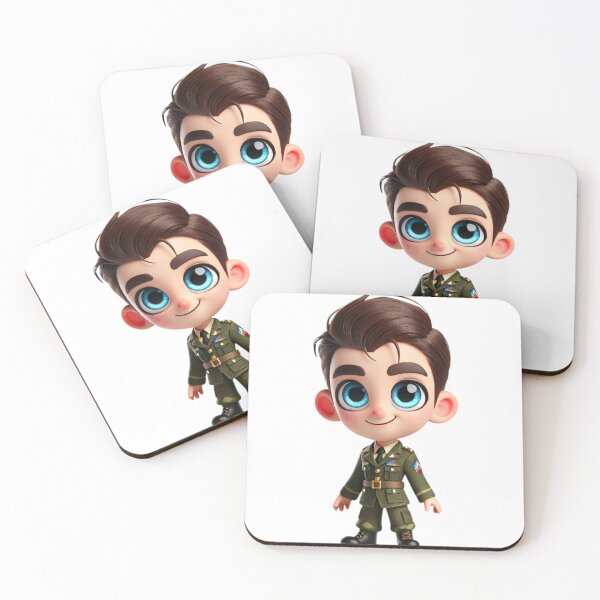 Item preview, Adorable Army Boy in Uniform  designed and sold by Sillytoe.