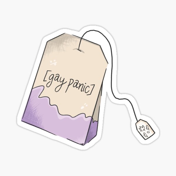 Item preview, HEARTSTOPPER Tea Bag - gay panic designed and sold by Tavia Gairns.