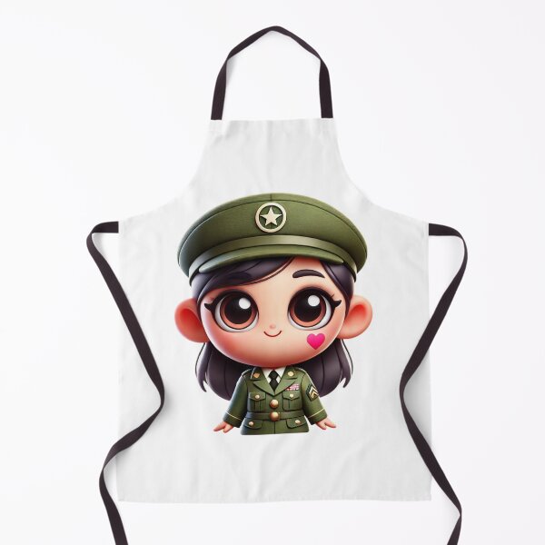 Item preview, Adorable Army Girl designed and sold by Sillytoe.