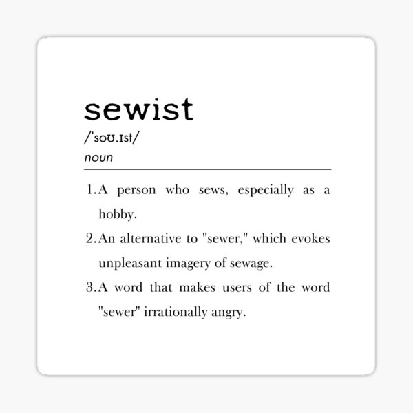 Item preview, The Sewing Dictionary: Sewist designed and sold by Sewspiratrice.