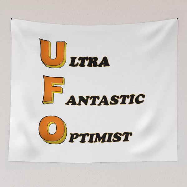 Item preview, UFO ultra fantastic optimist version 2 designed and sold by natalik2024.