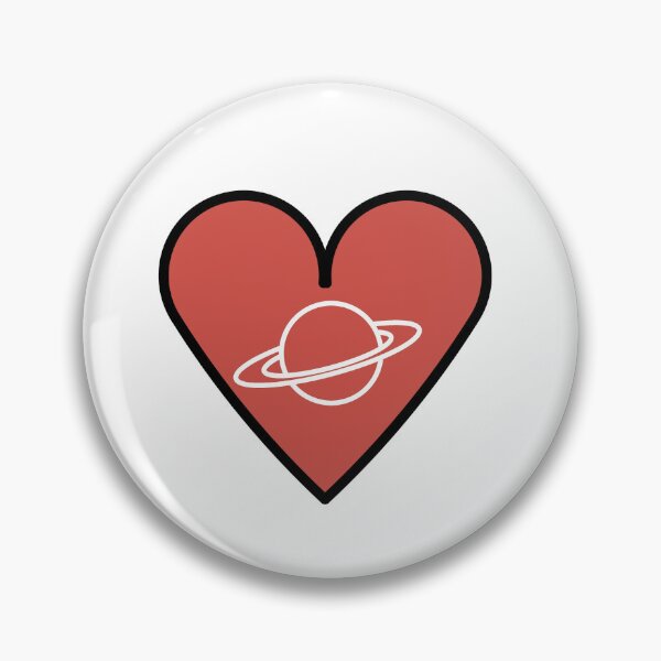 Item preview, Cosmic Love – Heart & Saturn Planet Minimalist Design designed and sold by Lunarviewpoint.