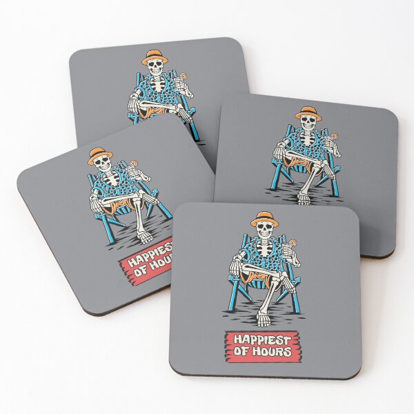 Item preview, Summerween Spooky Happiest of Hours Skeleton Beach Women Men Kids designed and sold by PNW Tees & More.