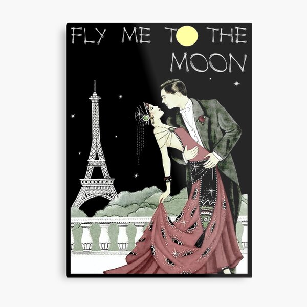 Item preview, FLY ME TO THE MOON: Vintage Music Advertising Print designed and sold by posterbobs.