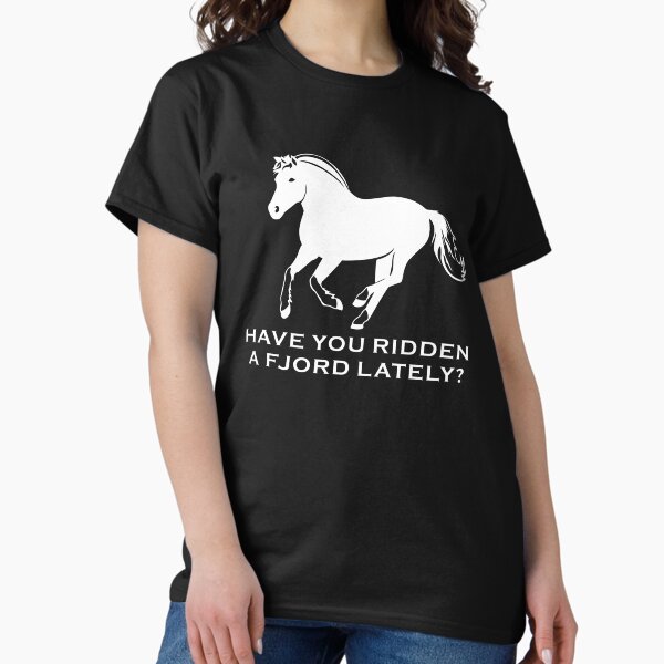Item preview, Have You Ridden a Fjord Lately? | Norwegian Fjord Horse | NickerStickers® on Redbubble designed and sold by NickerStickers.