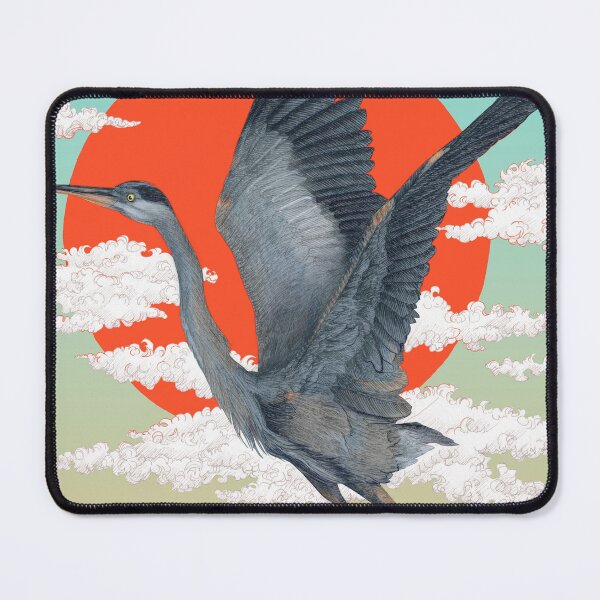 Item preview, Heron Flies at Sunrise designed and sold by ECMazur Art.