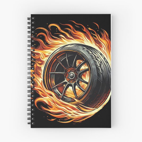 Item preview, Flaming Tire designed and sold by Tenpaces.