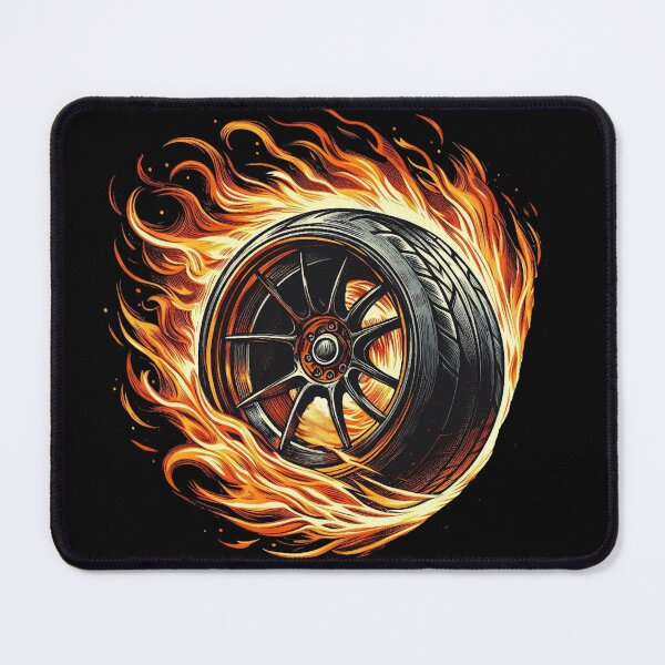 Item preview, Flaming Tire designed and sold by Tenpaces.
