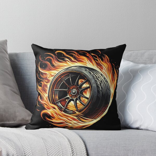 Item preview, Flaming Tire designed and sold by Tenpaces.