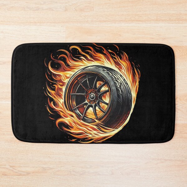Item preview, Flaming Tire designed and sold by Tenpaces.