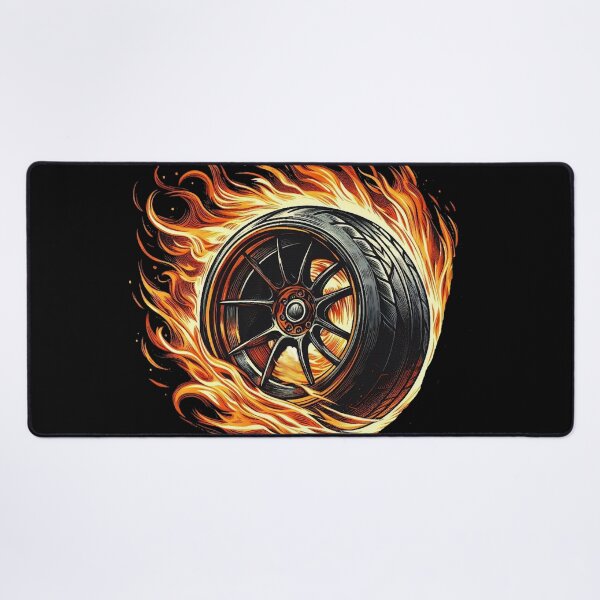 Item preview, Flaming Tire designed and sold by Tenpaces.