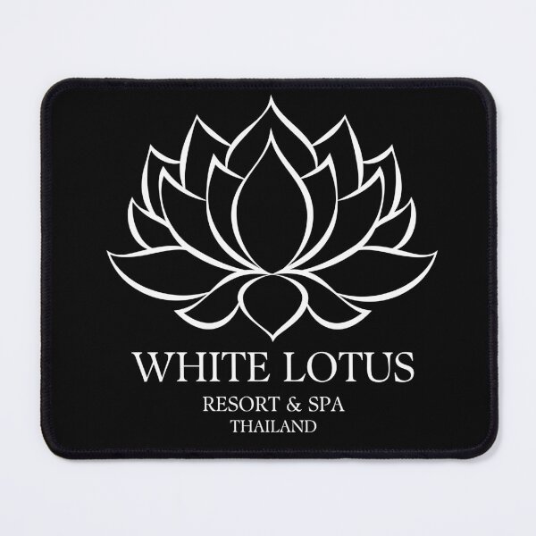 Aperçu de l'œuvre White Lotus Flower Resort et Spa Thaïlande Blanc créée et vendue par ModernintheMix.