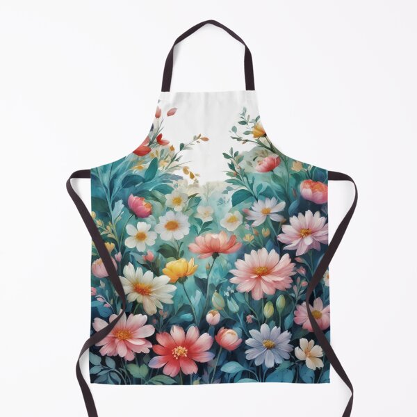 Item preview, Vibrant Watercolour Flower Garden – Lush Botanical Artwork in Bloom designed and sold by Freestyle Designs.