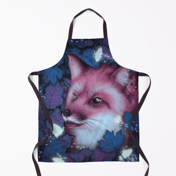 Item preview, Fox in the Midnight Forest designed and sold by ECMazur Art.