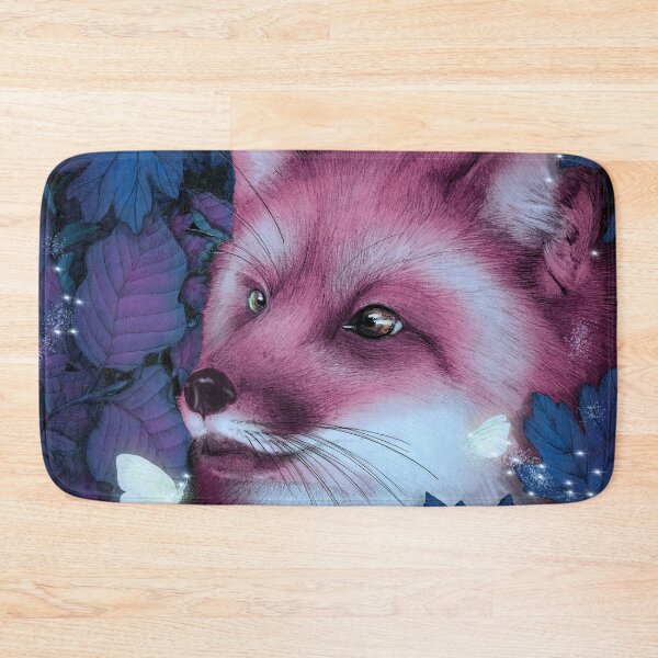 Item preview, Fox in the Midnight Forest designed and sold by ECMazur Art.