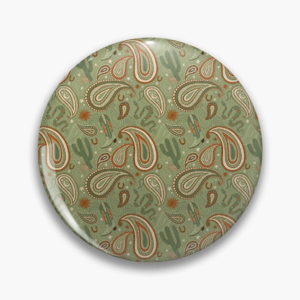 Item preview, High Desert Paisley - Green Palette  designed and sold by inkedinred.