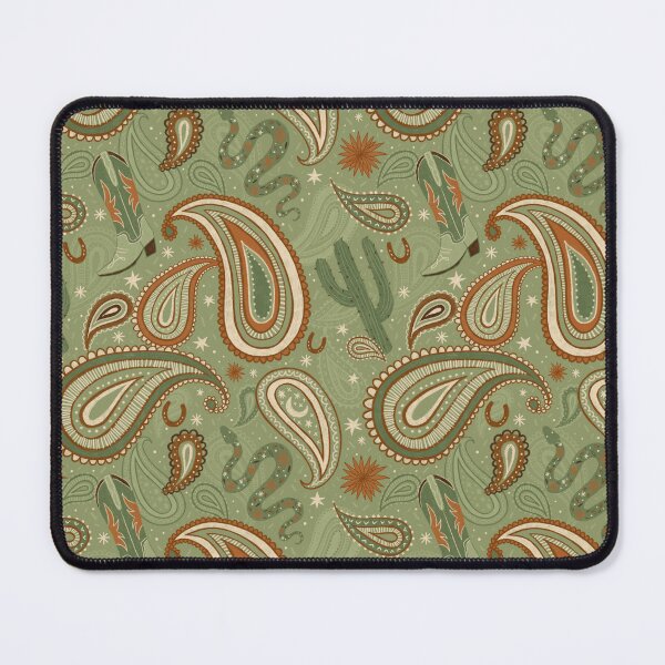 Item preview, High Desert Paisley - Green Palette designed and sold by inkedinred.