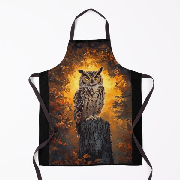 Item preview, Eagle Owl in Autumn designed and sold by PetsArt.