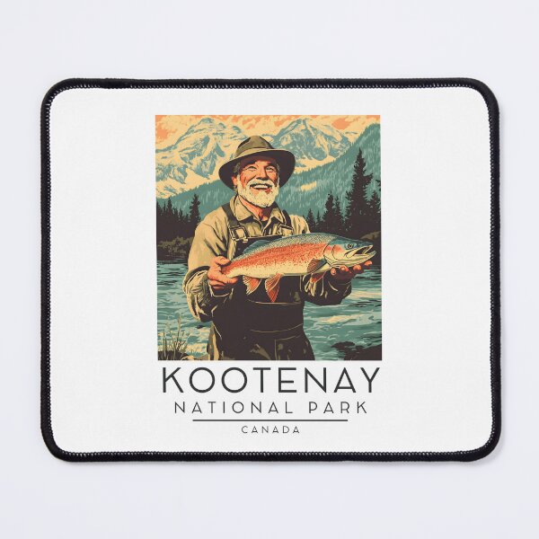 Item preview, A Vintage Illustration of Kootenay National Park - Canada designed and sold by GoodOldVintage.