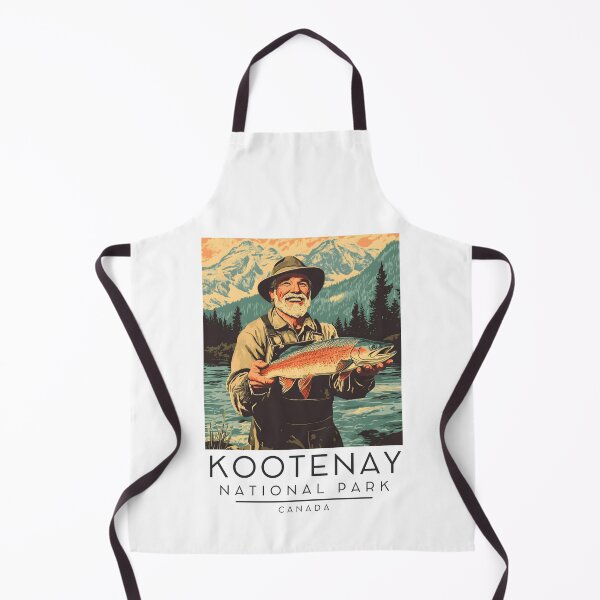 Item preview, A Vintage Illustration of Kootenay National Park - Canada  designed and sold by GoodOldVintage.