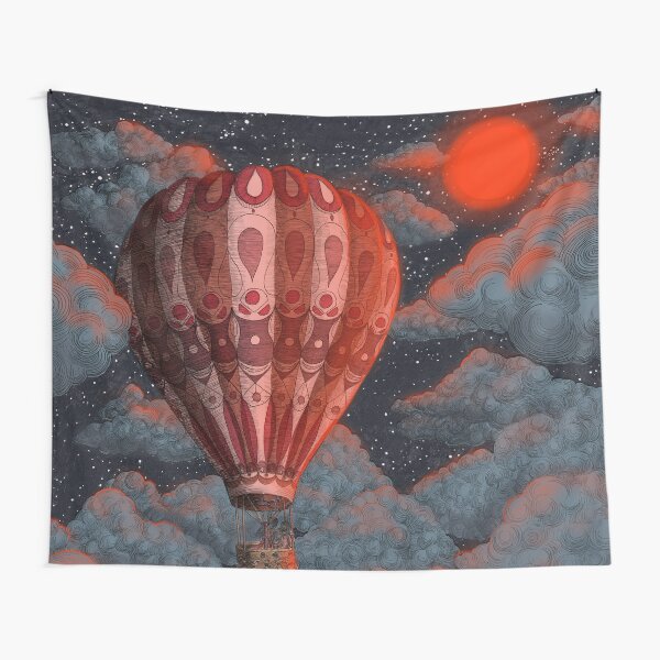 Item preview, Adventure Awaits - Hot Air Balloon  designed and sold by ECMazur Art.