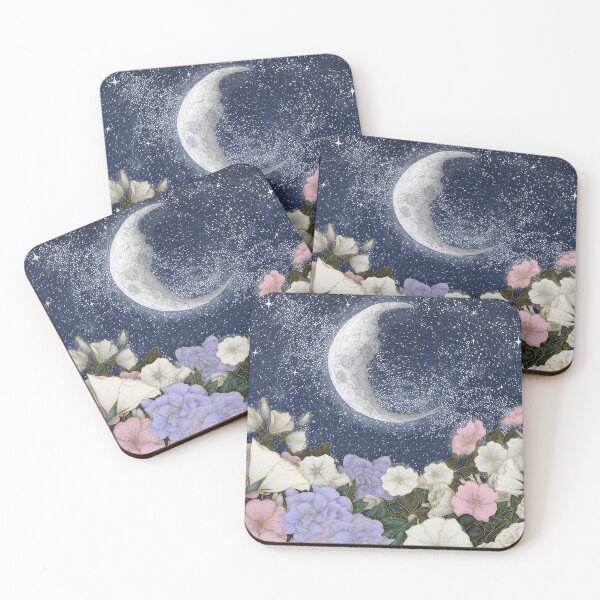 Item preview, Moonlight in the Garden designed and sold by ECMazur Art.